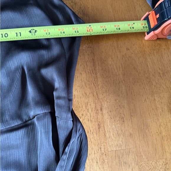 Sachin + Babi Elegant Chocolate Brown Maxi Dress with Long Shoulder Bow Size 10 - Picture 9 of 11